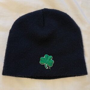 Navy blue Notre Dame Beanie - Youth